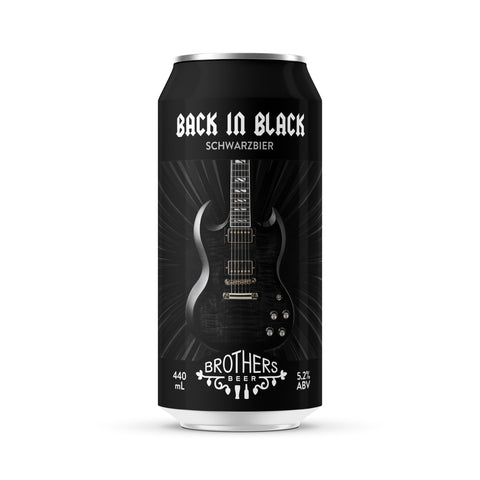 Brothers Beer Back In Black - Schwarzbier - Brothers Beer