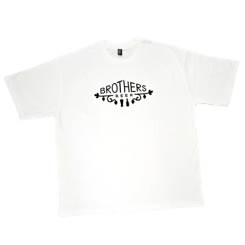 Brothers Beer White Logo Tee - Brothers Beer